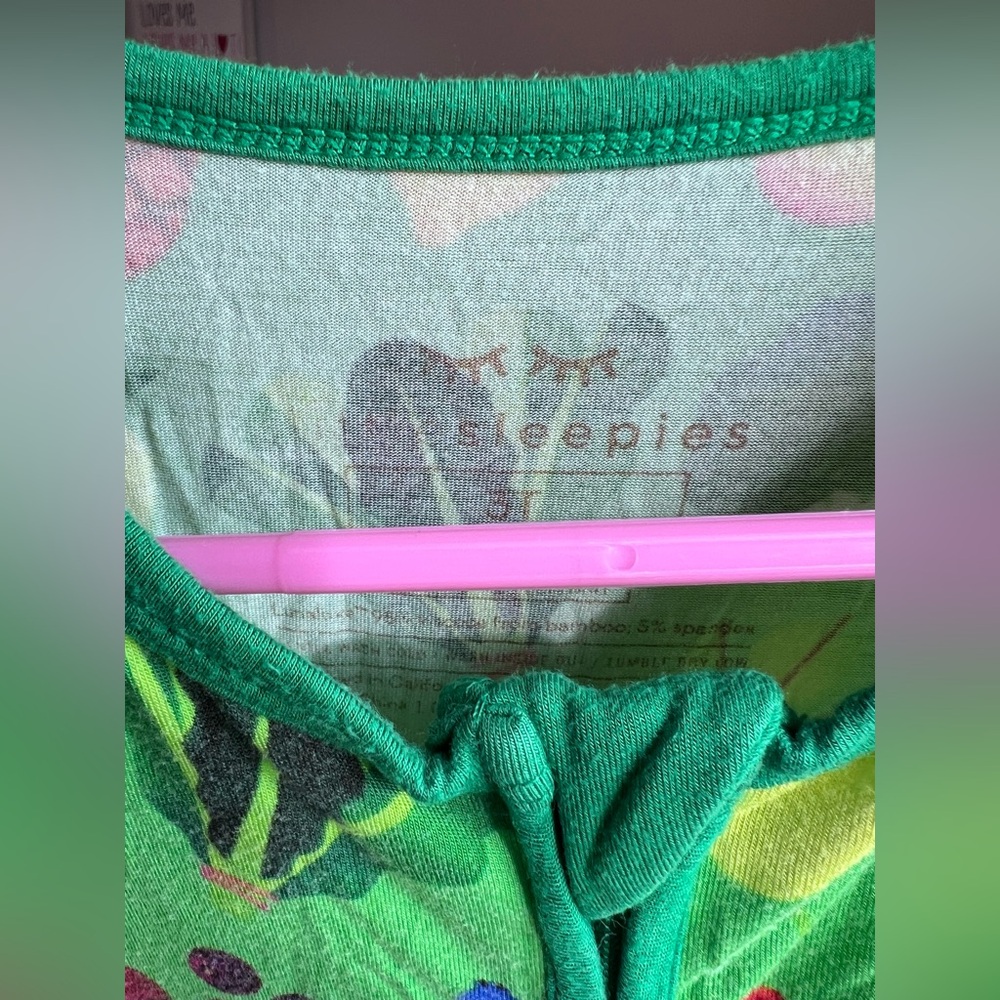 Little Sleepies Once Upon A Farm Collab Zippy Pajamas Size 3T - Picture 2 of 8